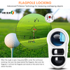 Irish Supply, REVASRI Golf Laser Rangefinder 2023 Edition | With Slope and Flag Pole Lock Vibration | Rechargeable