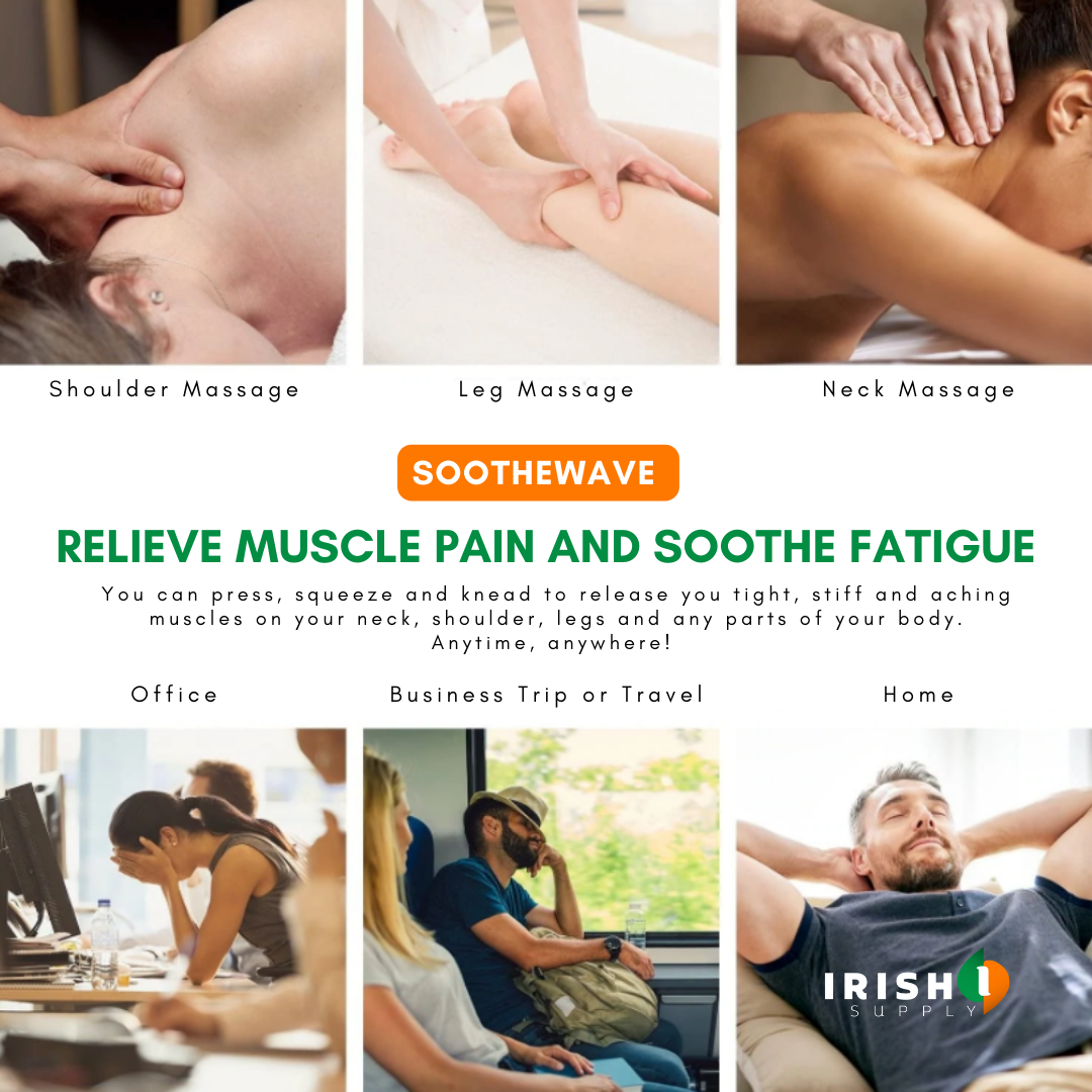 Irish Supply, SOOTHEWAVE, Dual Pressure Point Massager