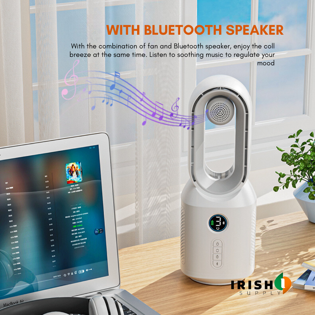 Irish Supply, VENTOR, Multifunctional Bladeless Fan