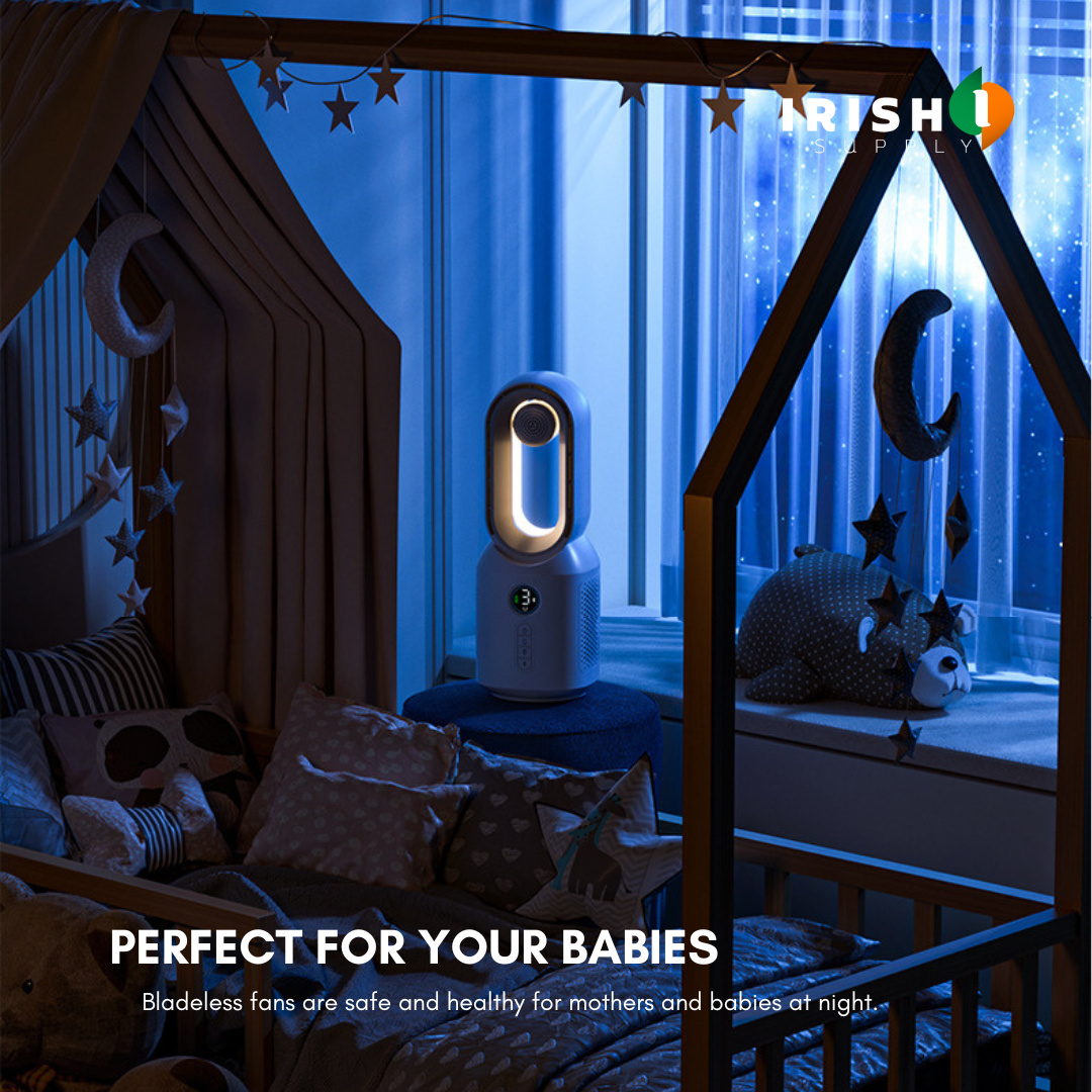 Irish Supply, VENTOR, Multifunctional Bladeless Fan