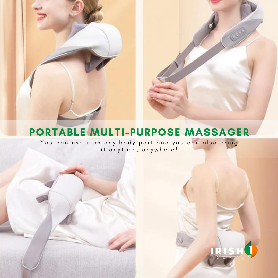 Irish Supply, THERMASAGE, Heat-Kneading Massage for Neck Wellness