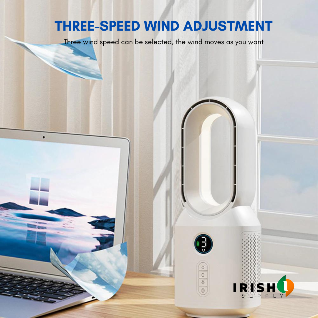 Irish Supply, VENTOR, Multifunctional Bladeless Fan