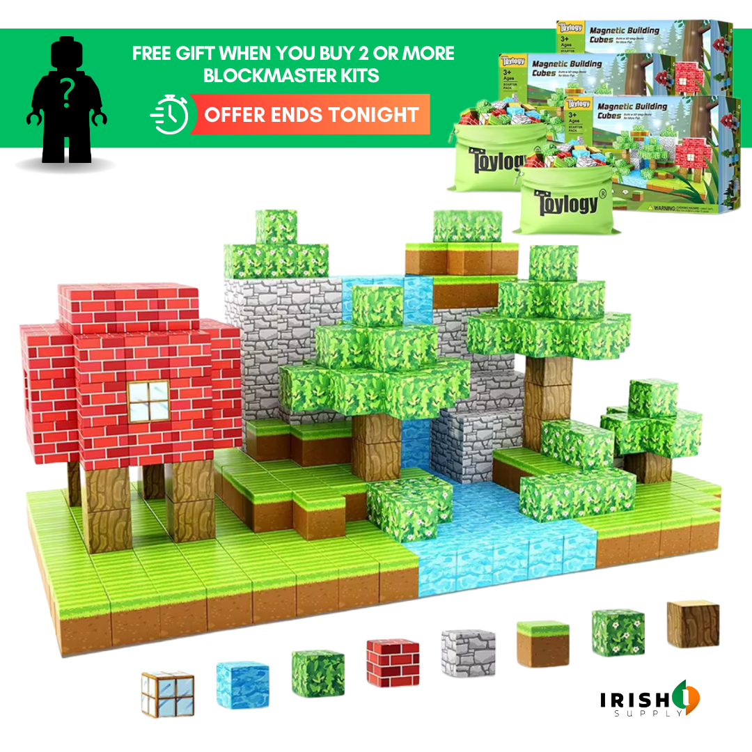 BLOCKMASTER Magnetic Building Block Set 100pcs