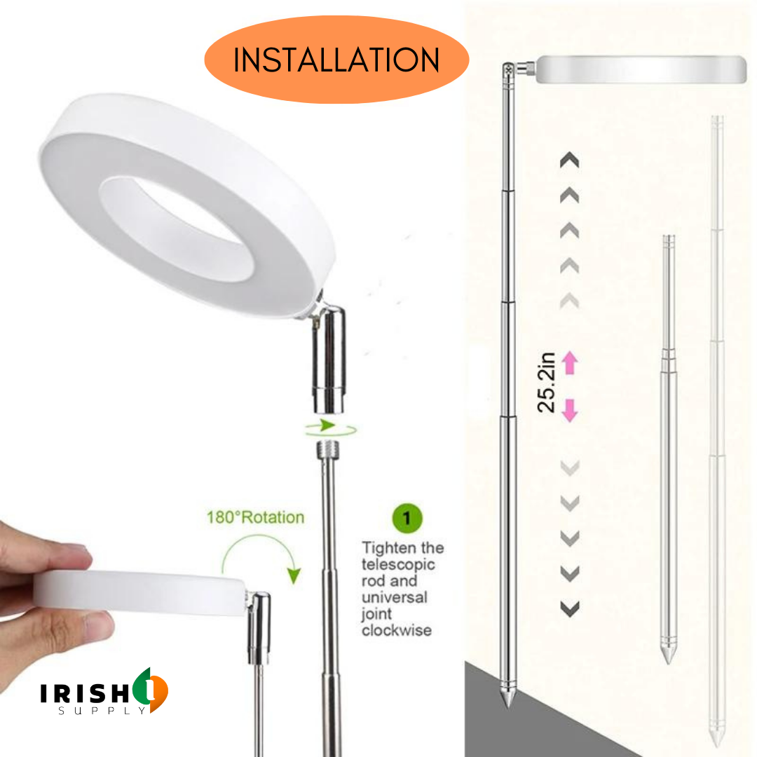 Irish Supply, GROWHALO Ring Grow Lights for Indoor Plants