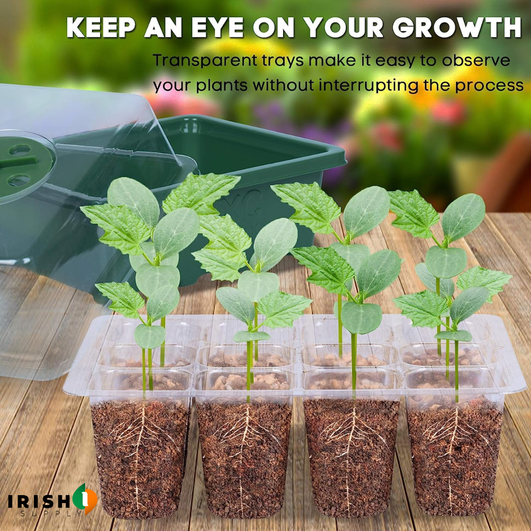 Irish Supply, SPROUTEASE Seed Starter Kit with Humidity Dome