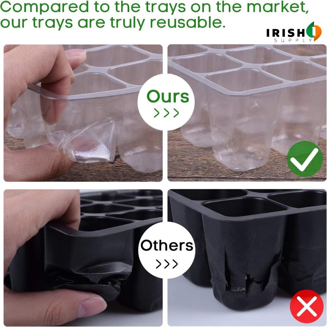 Irish Supply, SPROUTEASE Seed Starter Kit with Humidity Dome