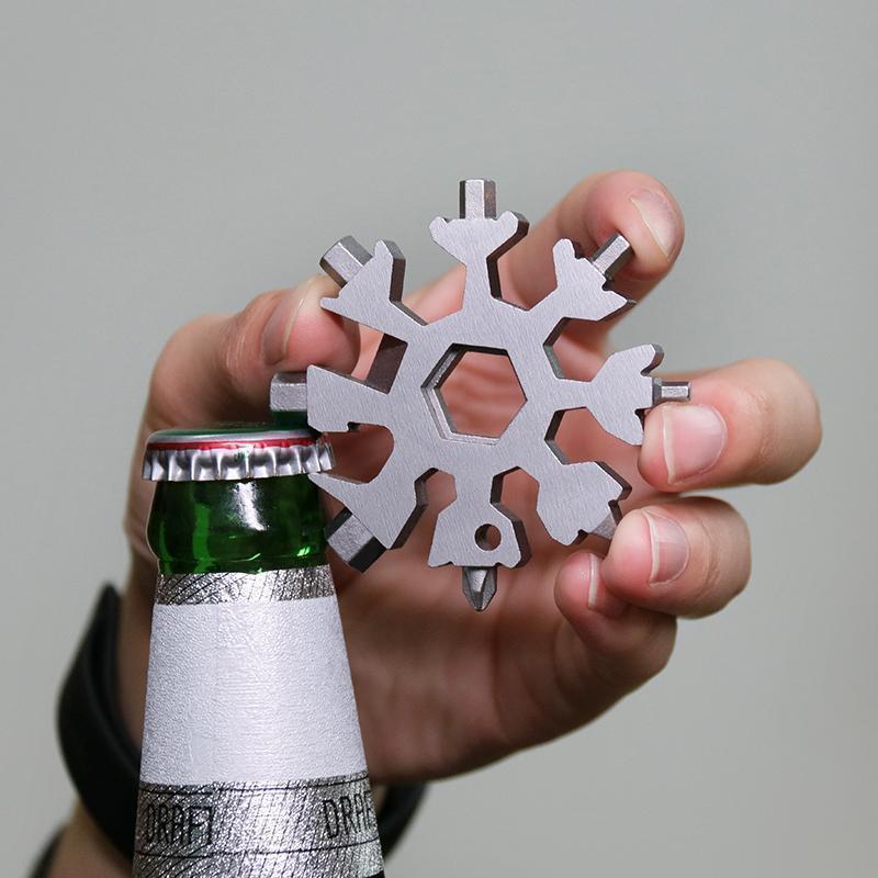 Irish Supply, LYFESAVER 18-IN-1 STAINLESS STEEL SNOWFLAKES STANDARD MULTI-TOOL