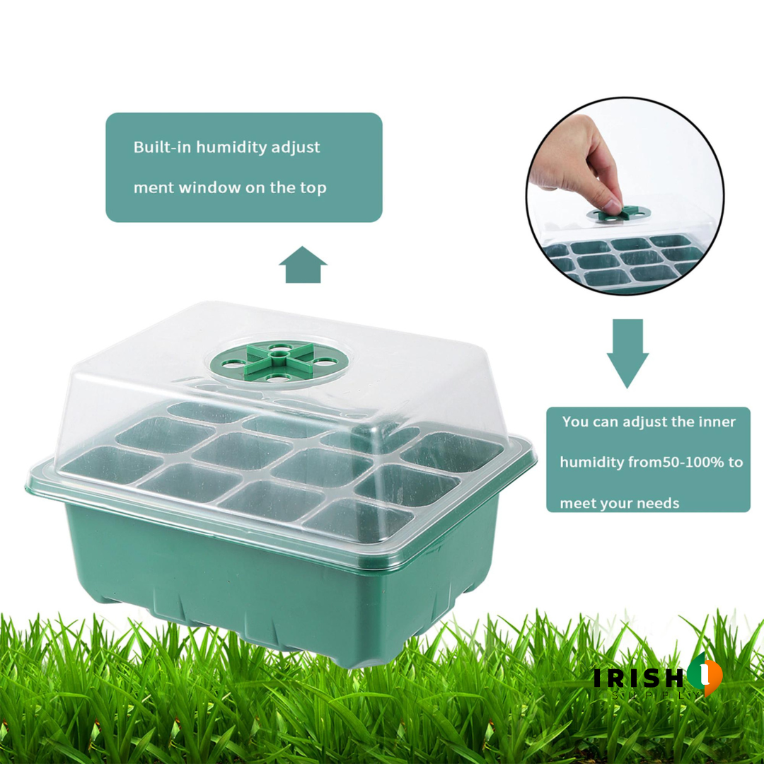 Irish Supply, SPROUTEASE Seed Starter Kit with Humidity Dome