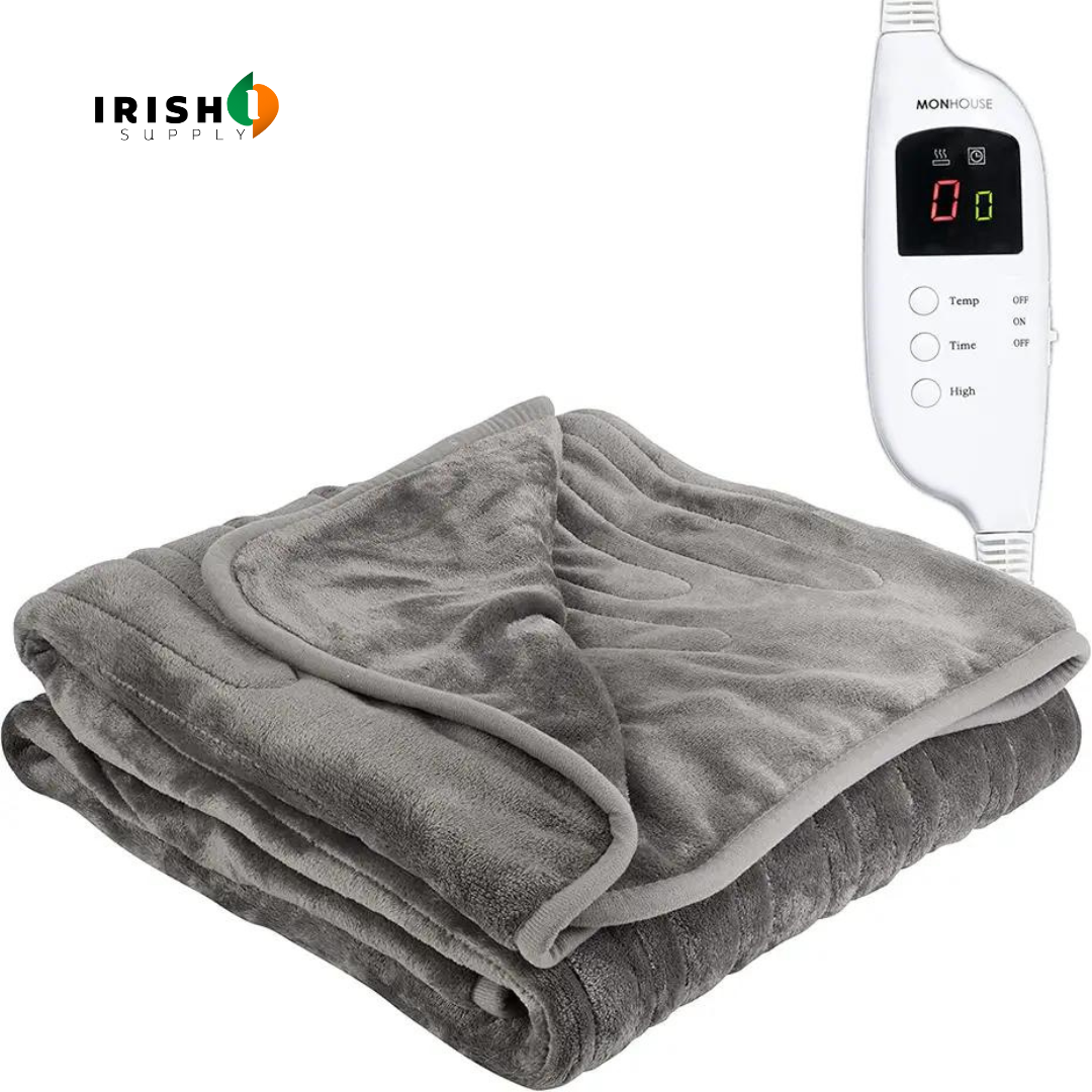 Irish Supply, HEATHUG Warm Winter Throw Electric Blanket