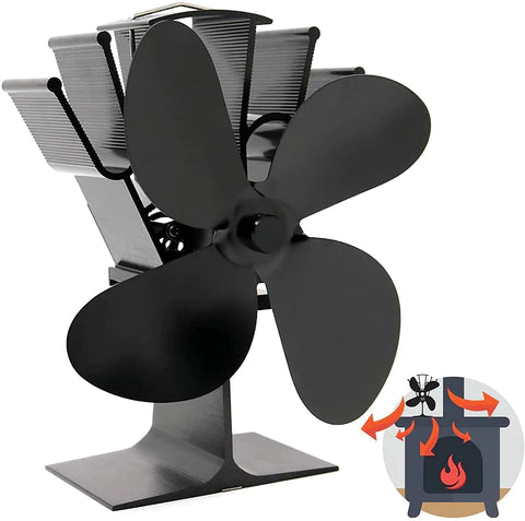 Irish Supply, HEATPUSHER Heat Powered Stove Fan