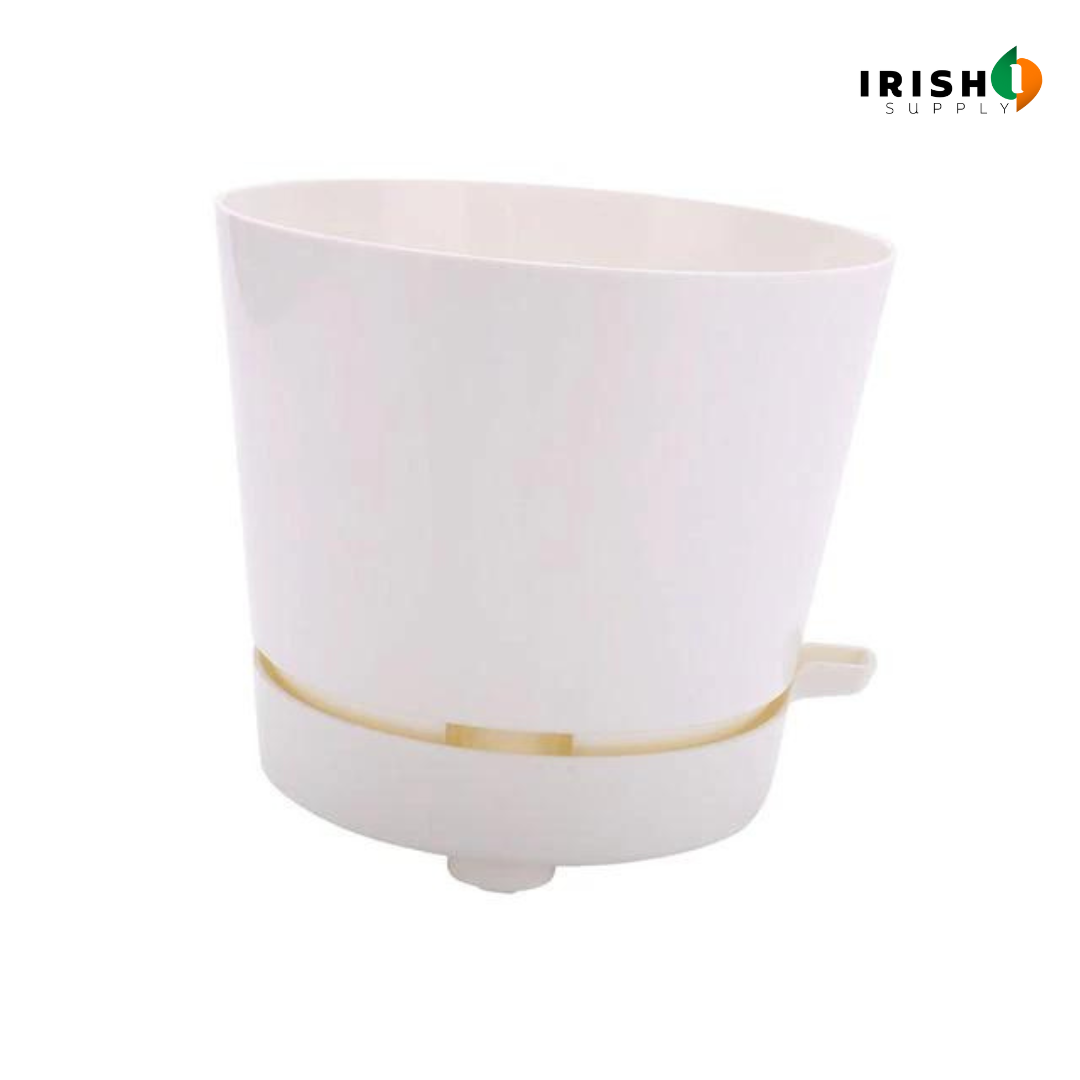 Irish Supply, RESERVIO Deep Reservoir Modern Round Planter