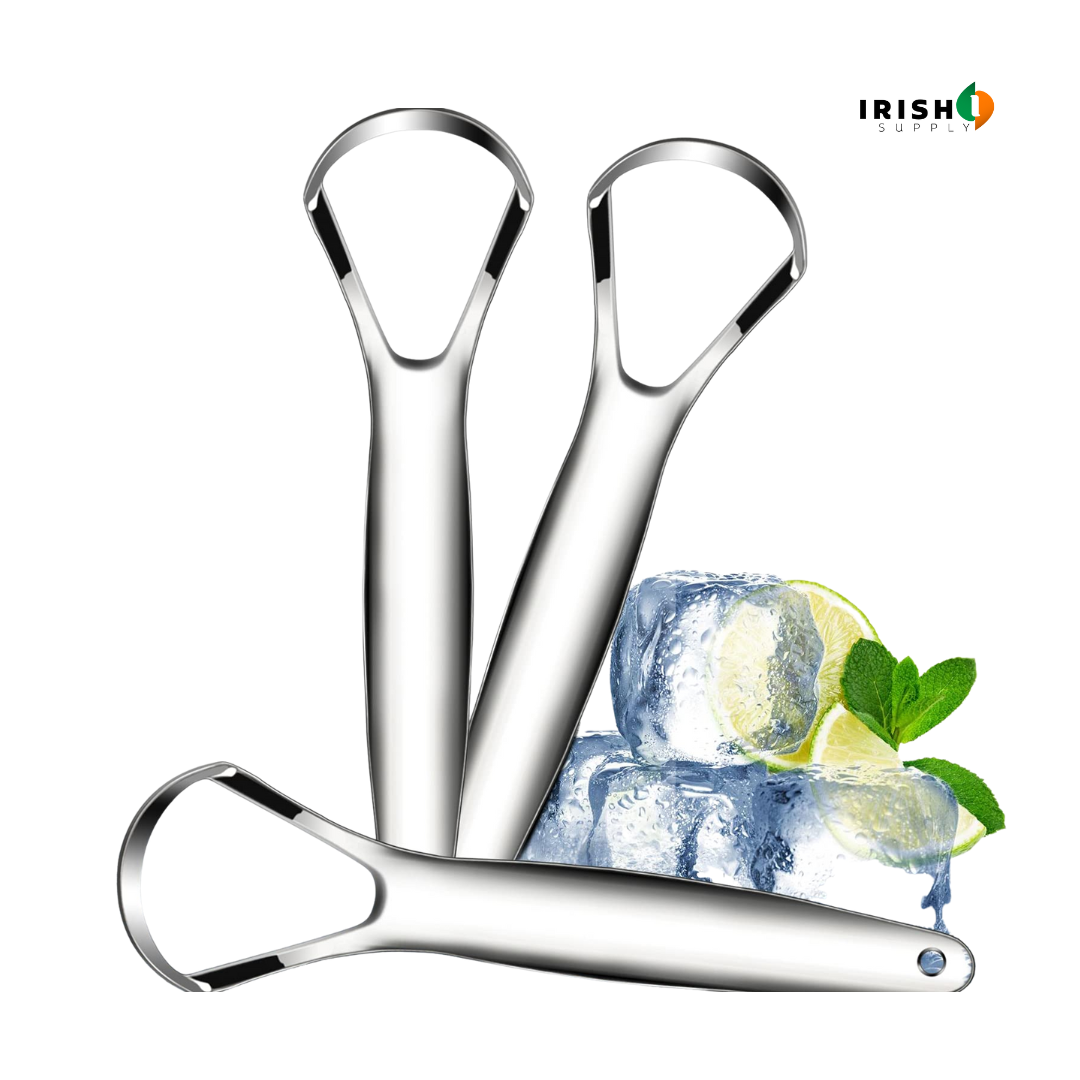 Irish Supply, SCRAPEPRO Tongue Scraper Cleaner for Adults