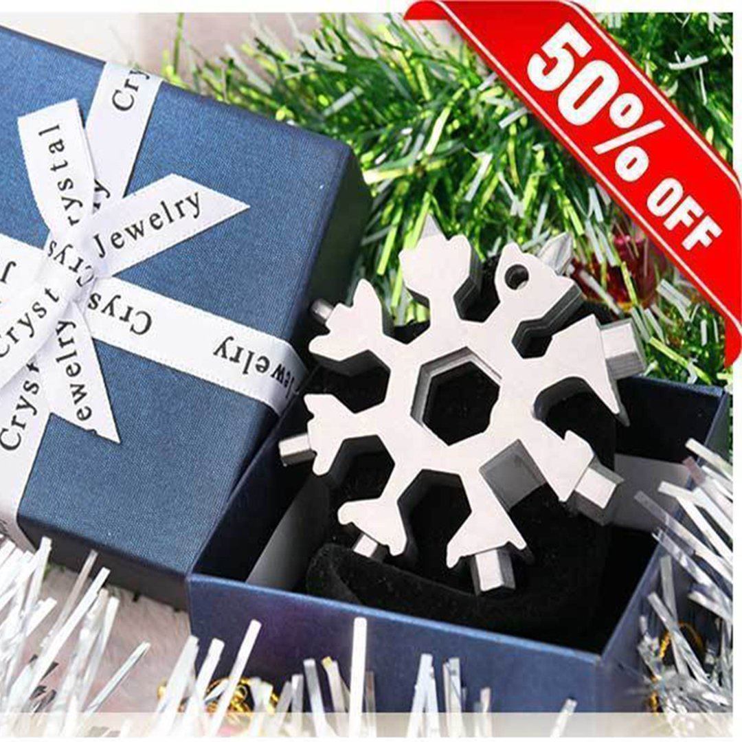 Irish Supply, LYFESAVER 18-IN-1 STAINLESS STEEL SNOWFLAKES STANDARD MULTI-TOOL