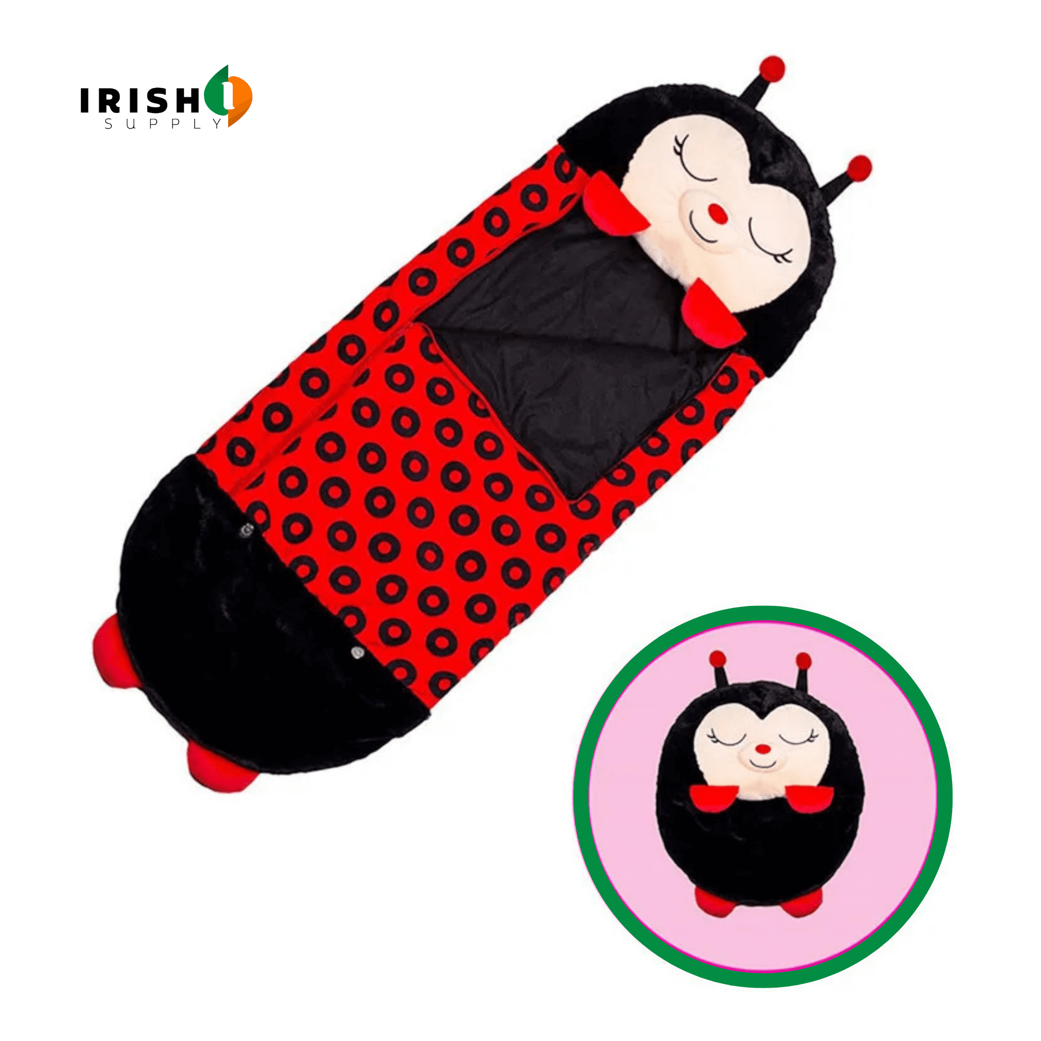 COCOONAP Plush Doll Sleeping Sack with Pillow