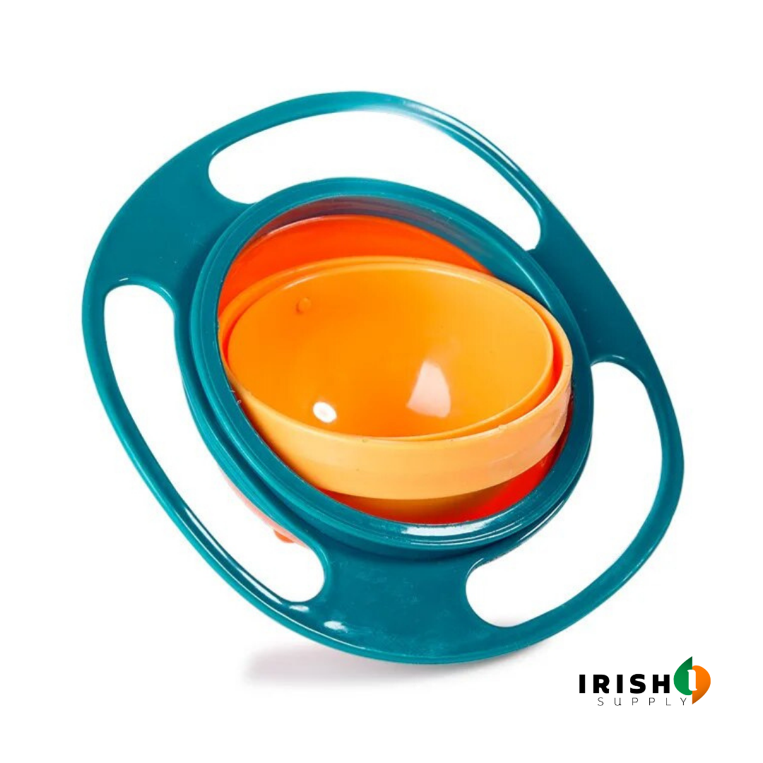 Irish Supply, TWISTYTOTS, Spill-Proof Gyro Bowl for Kids