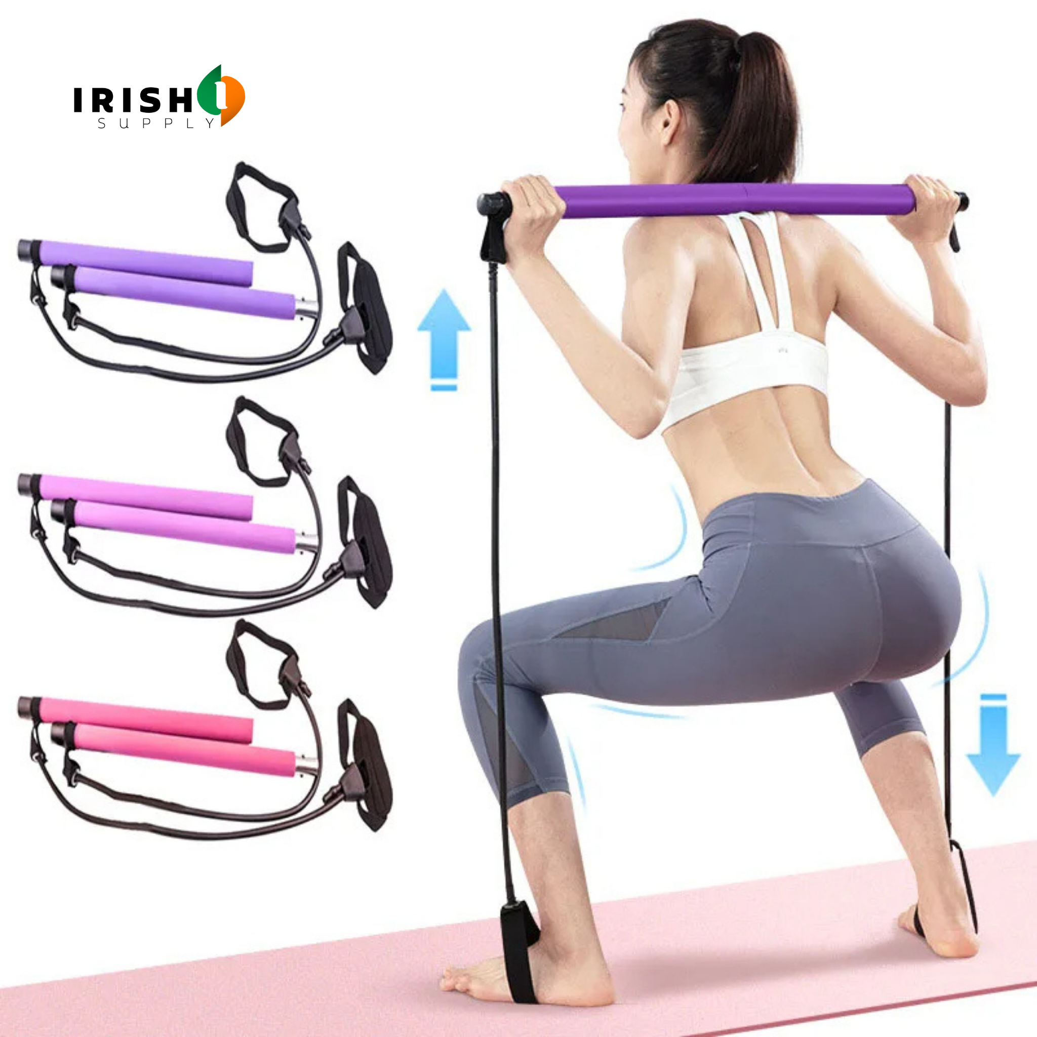 VERSAFIT Fitness Yoga Pilates Bar Stick