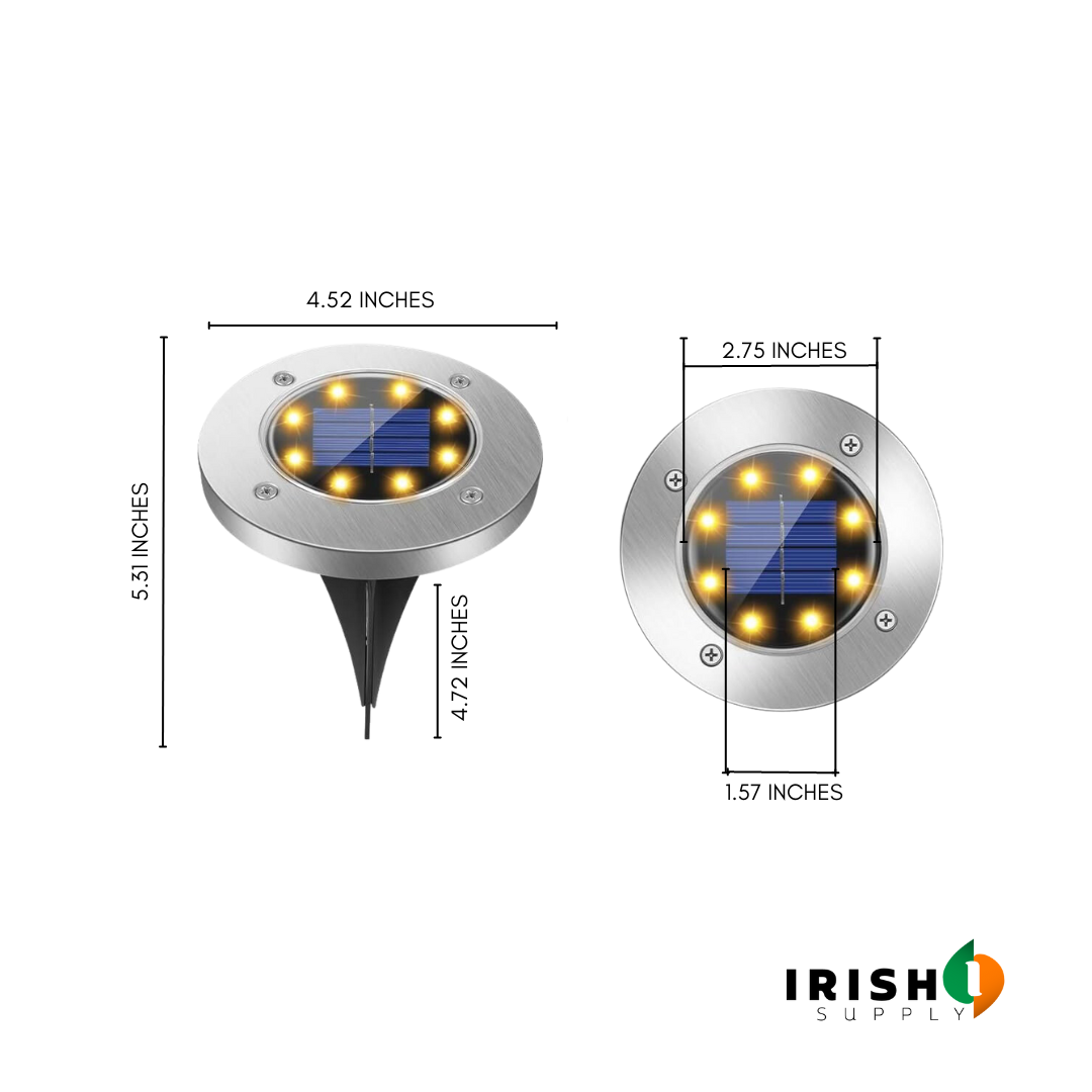 Irish Supply, GARDENLED Garden Lighting With Solar Cells 