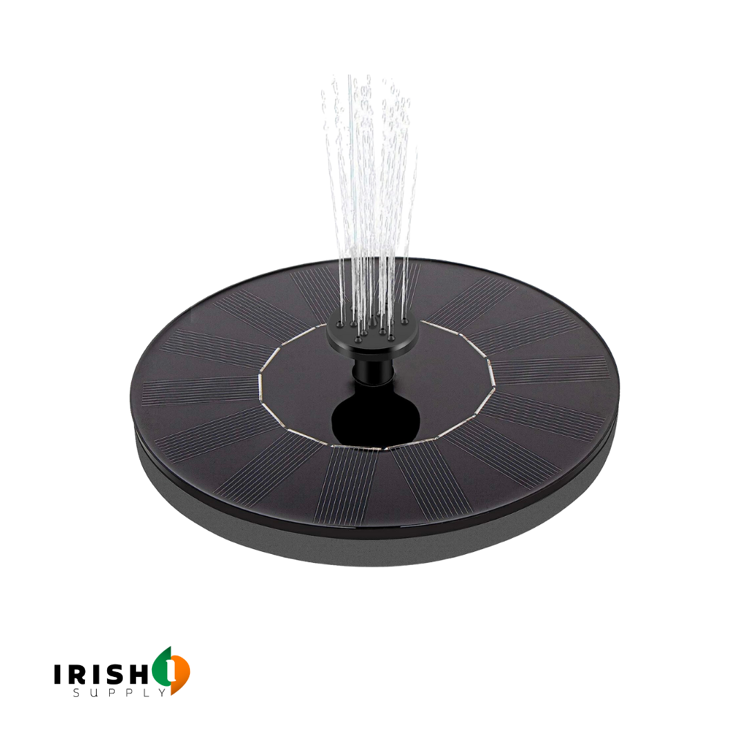 Irish Supply, SPRINGWAVE Bird Bath Solar Fountain