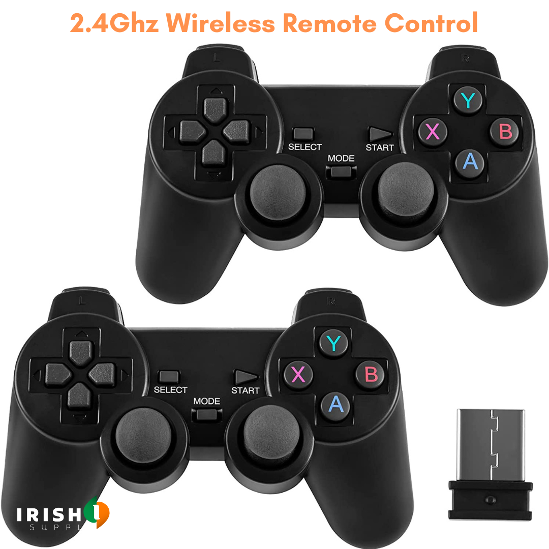 Irish Supply, GAMEFLEX TV Games Stick 4K HD Video Game with Wireless Console