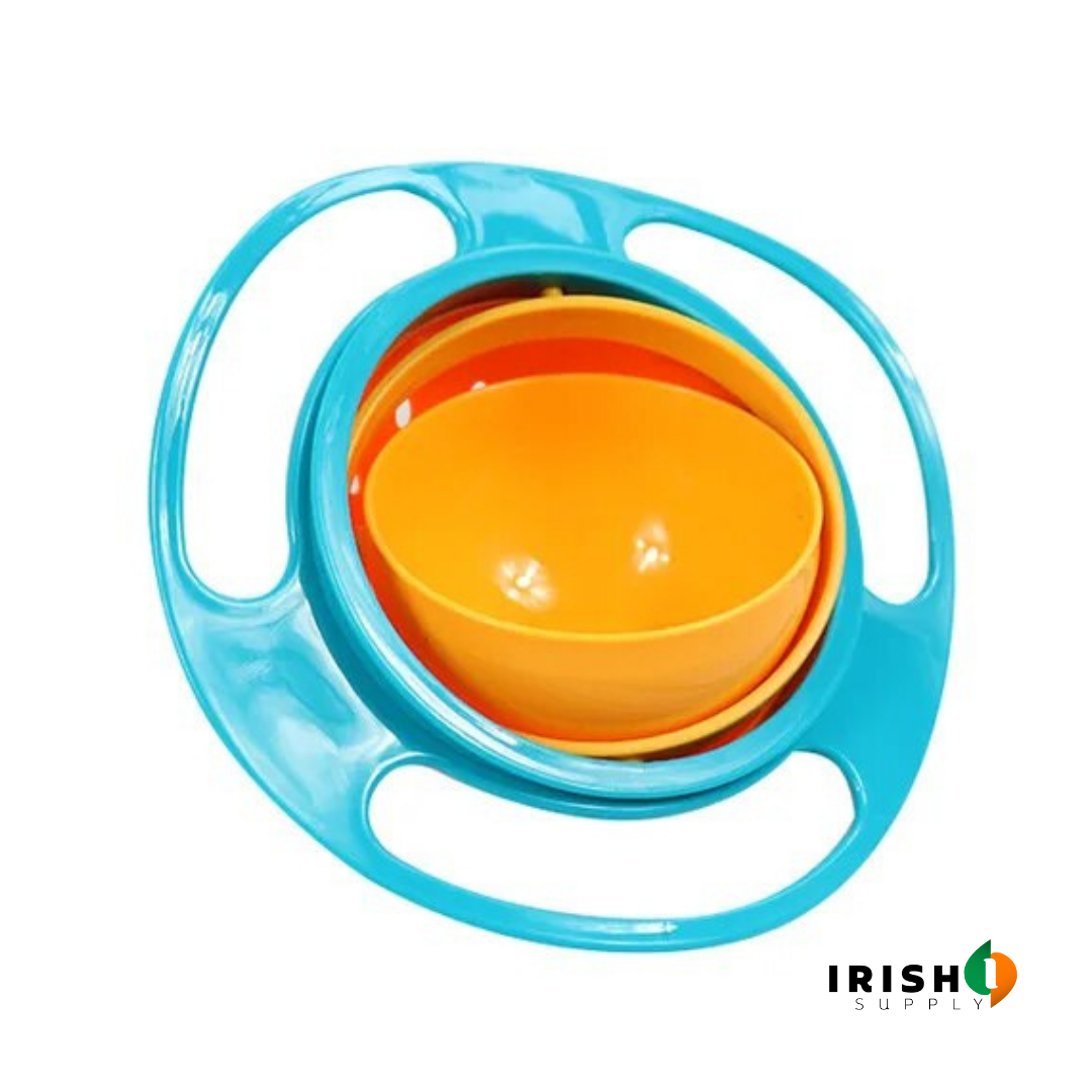 Irish Supply, TWISTYTOTS, Spill-Proof Gyro Bowl for Kids