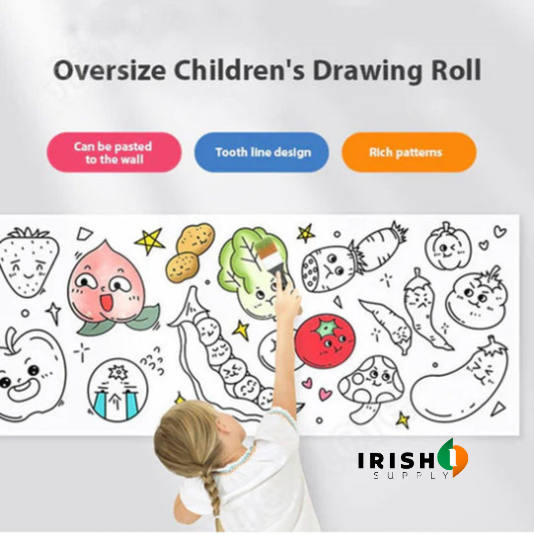 COLORSTRIP™ Children's Drawing Graffiti Scroll