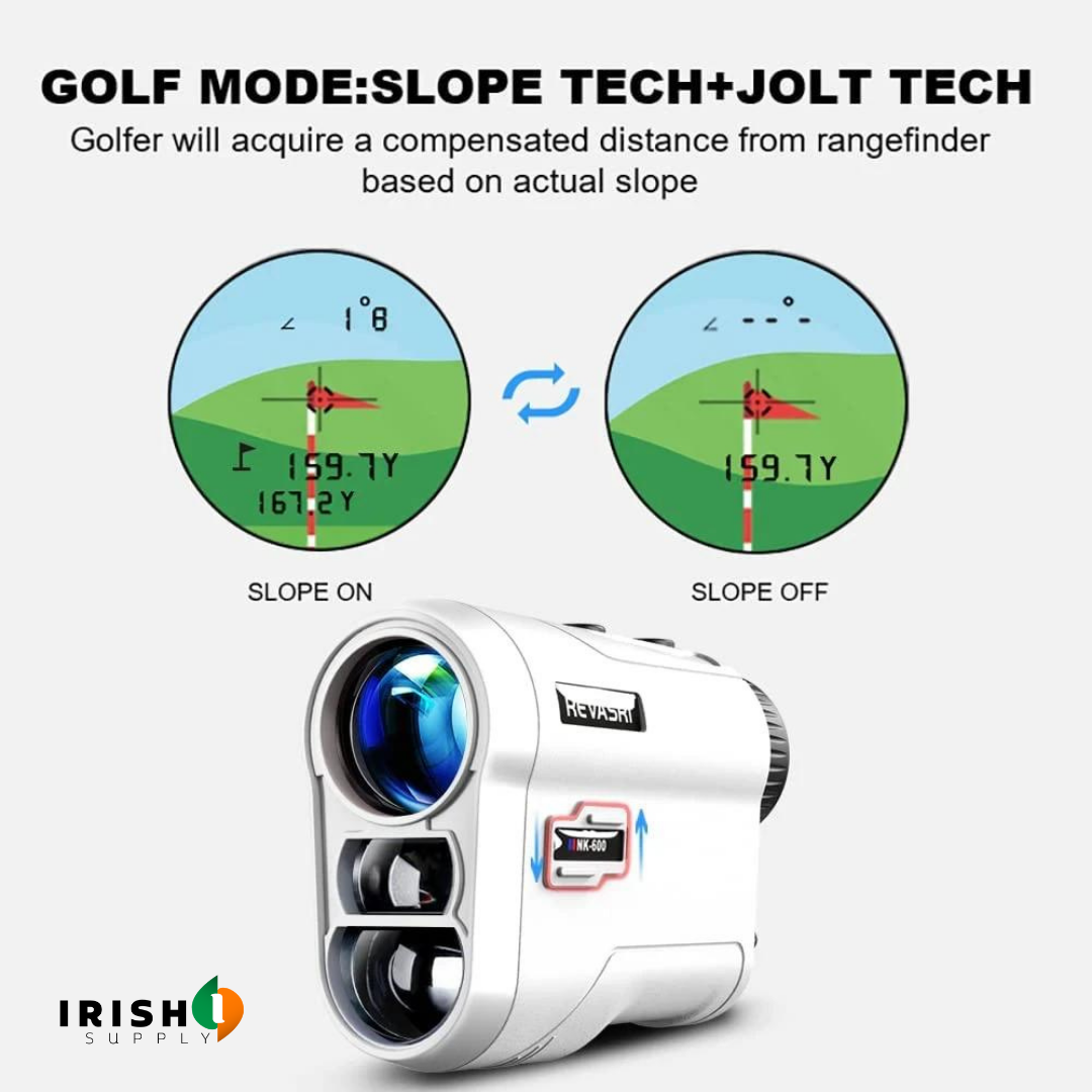 REVASRI Golf Laser Rangefinder 2023 Edition | With Slope and Flag Pole Lock Vibration | Rechargeable
