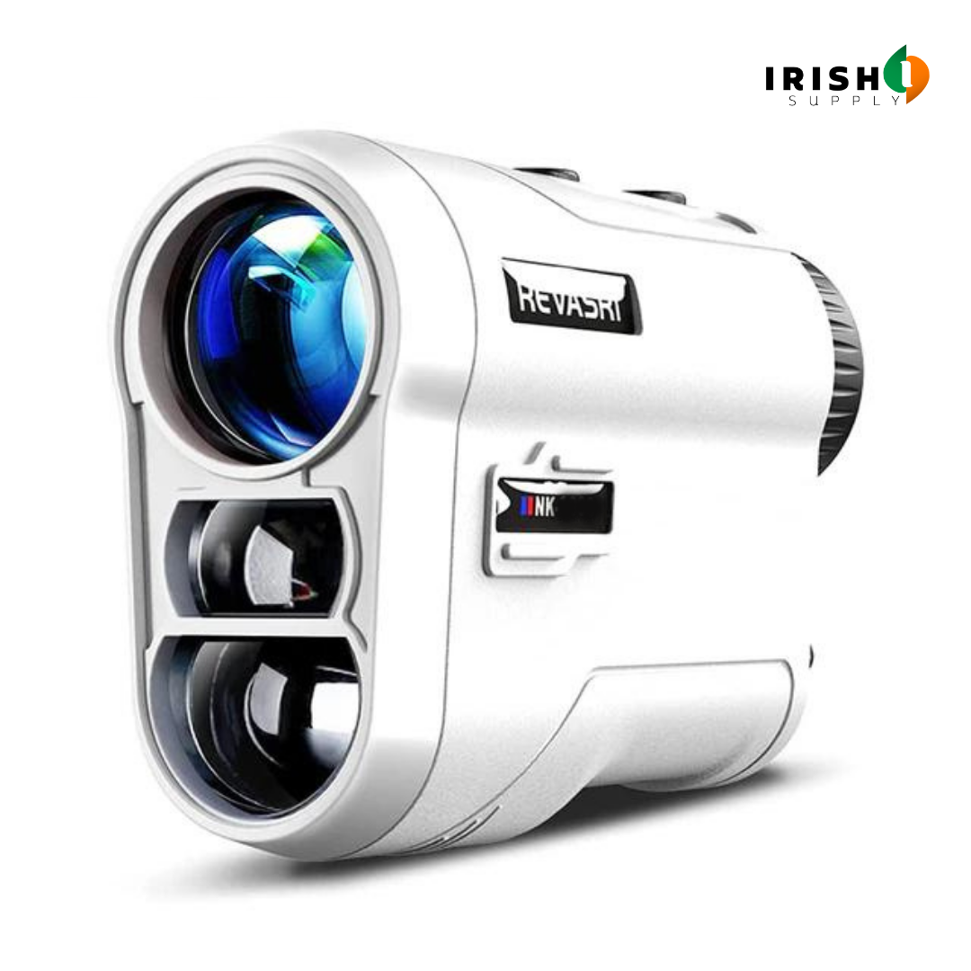 Irish Supply, REVASRI Golf Laser Rangefinder 2023 Edition | With Slope and Flag Pole Lock Vibration | Rechargeable