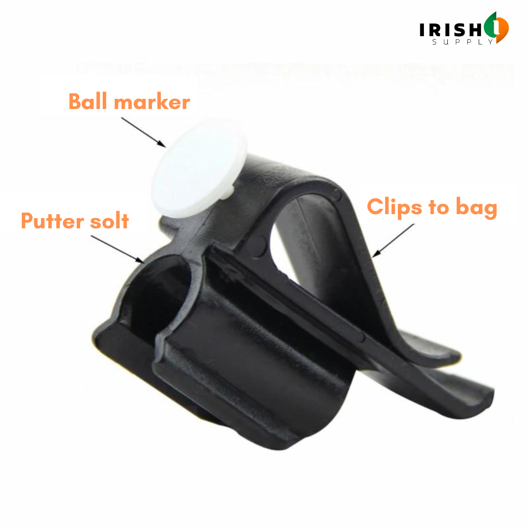 Irish Supply, PUTTCLIP Golf Putter Clip Holder