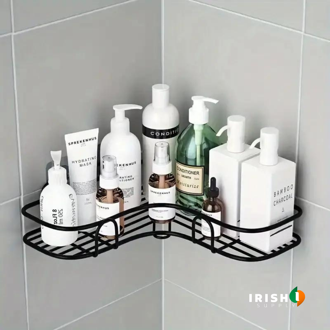 Irish Supply, STICKSHELF, Premium Drill Free Shower Shelf