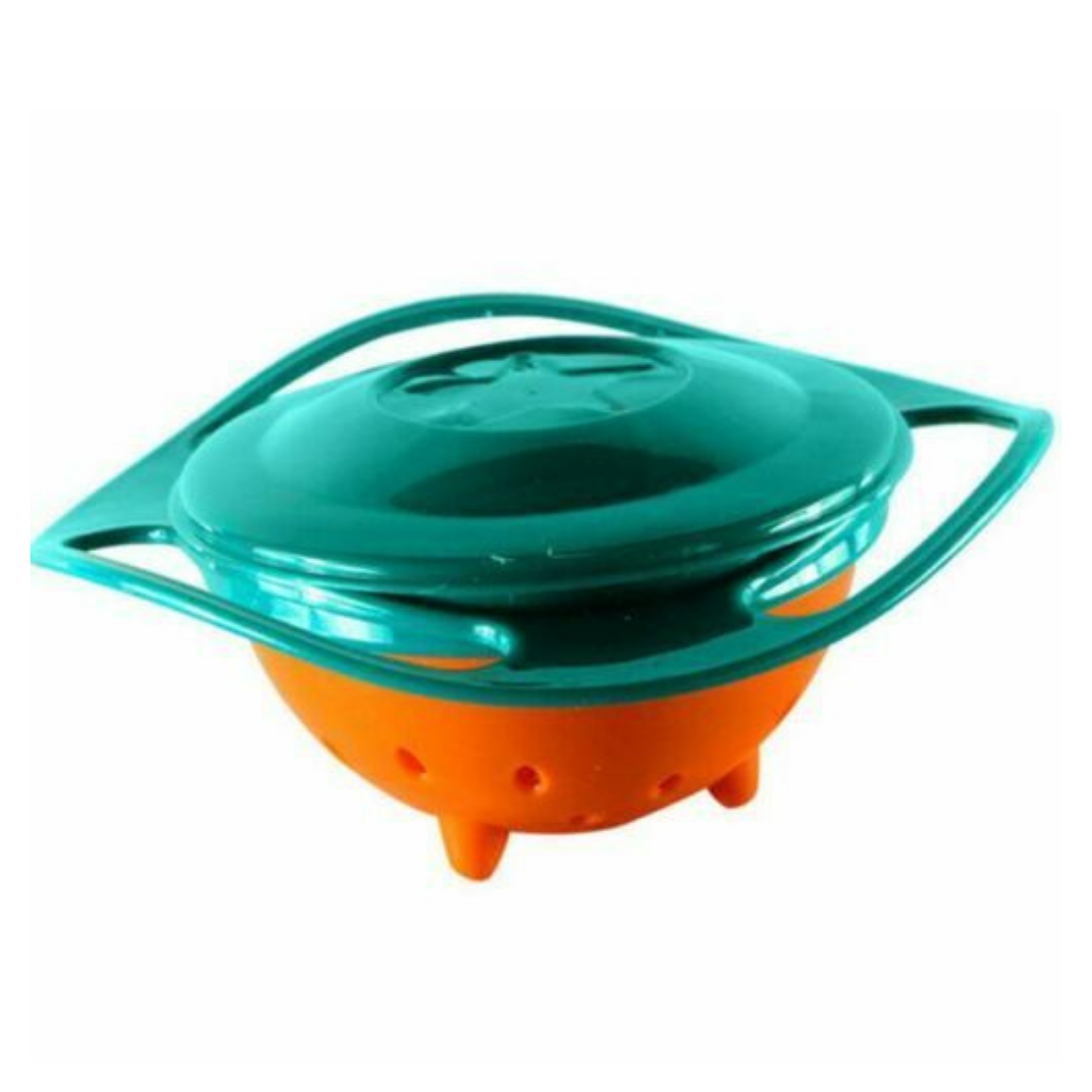 Irish Supply, TWISTYTOTS, Spill-Proof Gyro Bowl for Kids