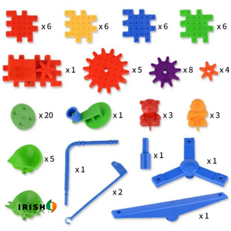 MECHMASTER Motorized 3D Gear Building Set