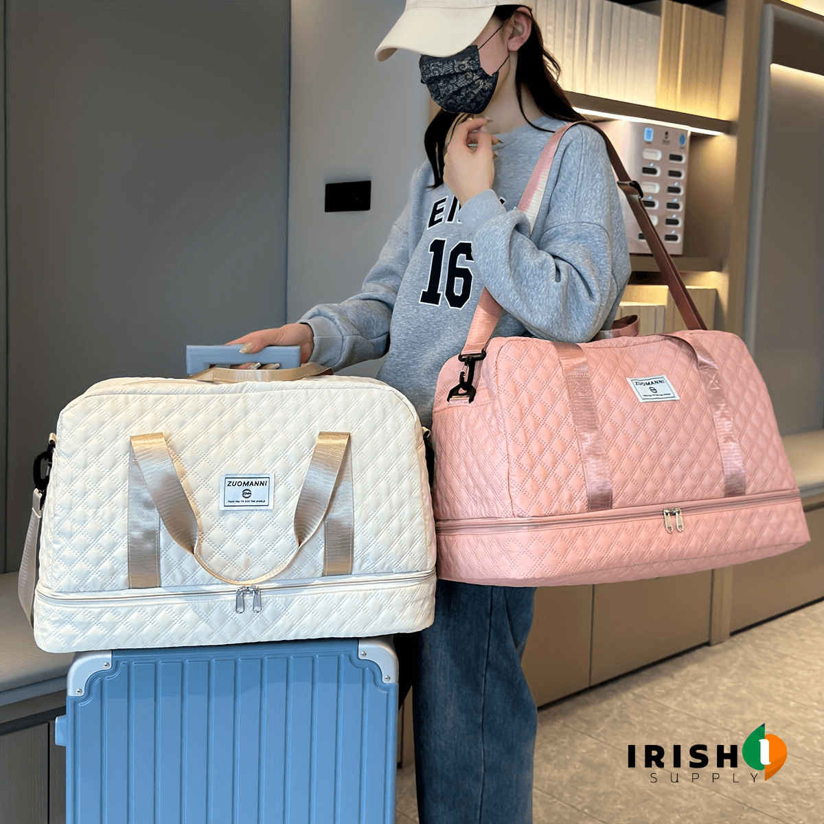 BAGSHE Woman Travel Duffle Bag