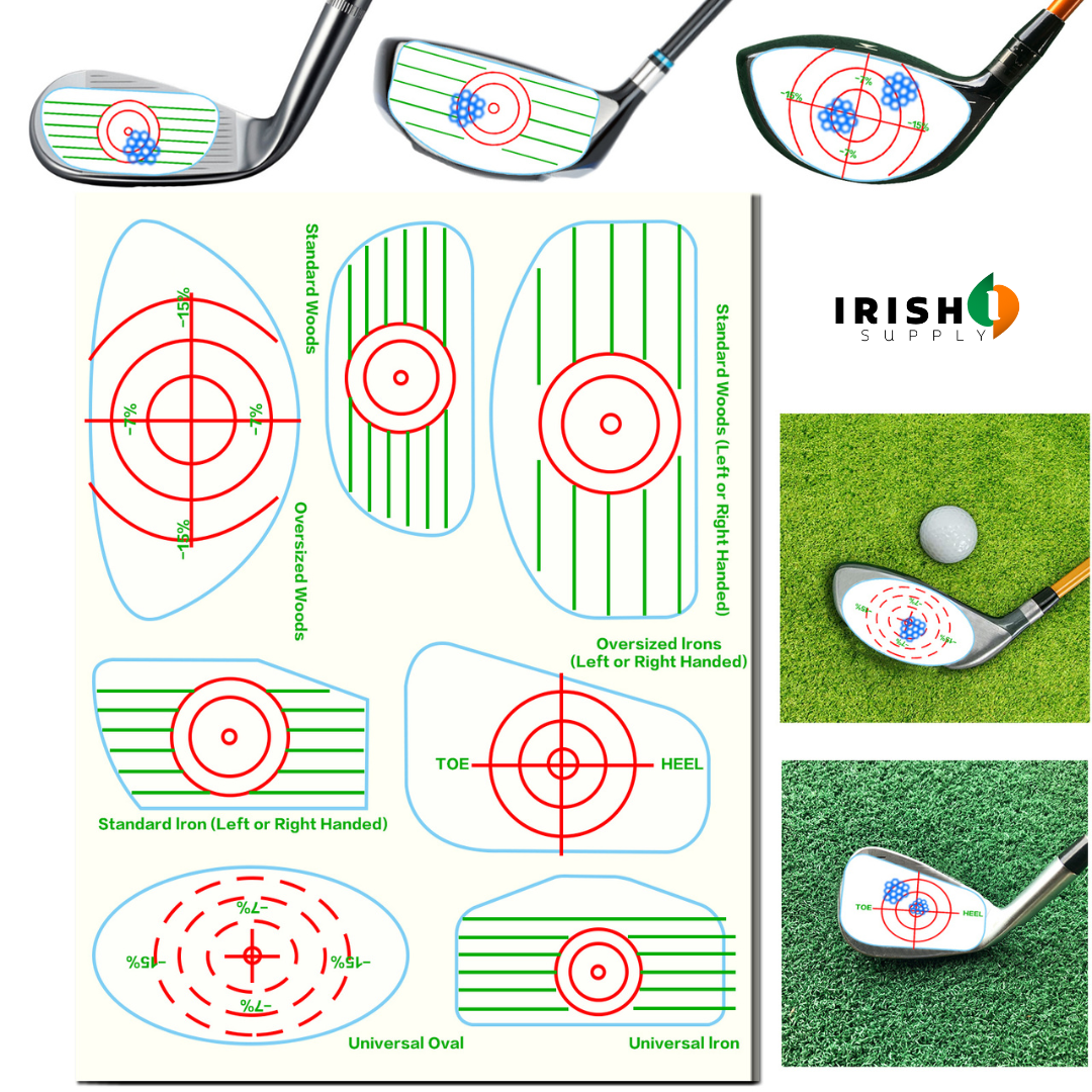 Irish Supply, STRIKEMATE Golf Impact Stickers 125pcs