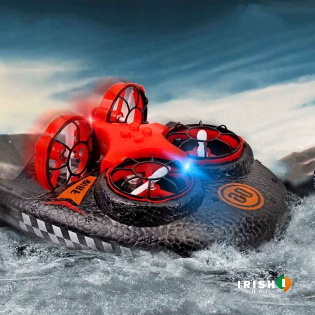 Irish Supply, QUADRASHIFT, 3 in 1  Remote Controlled Hovercraft