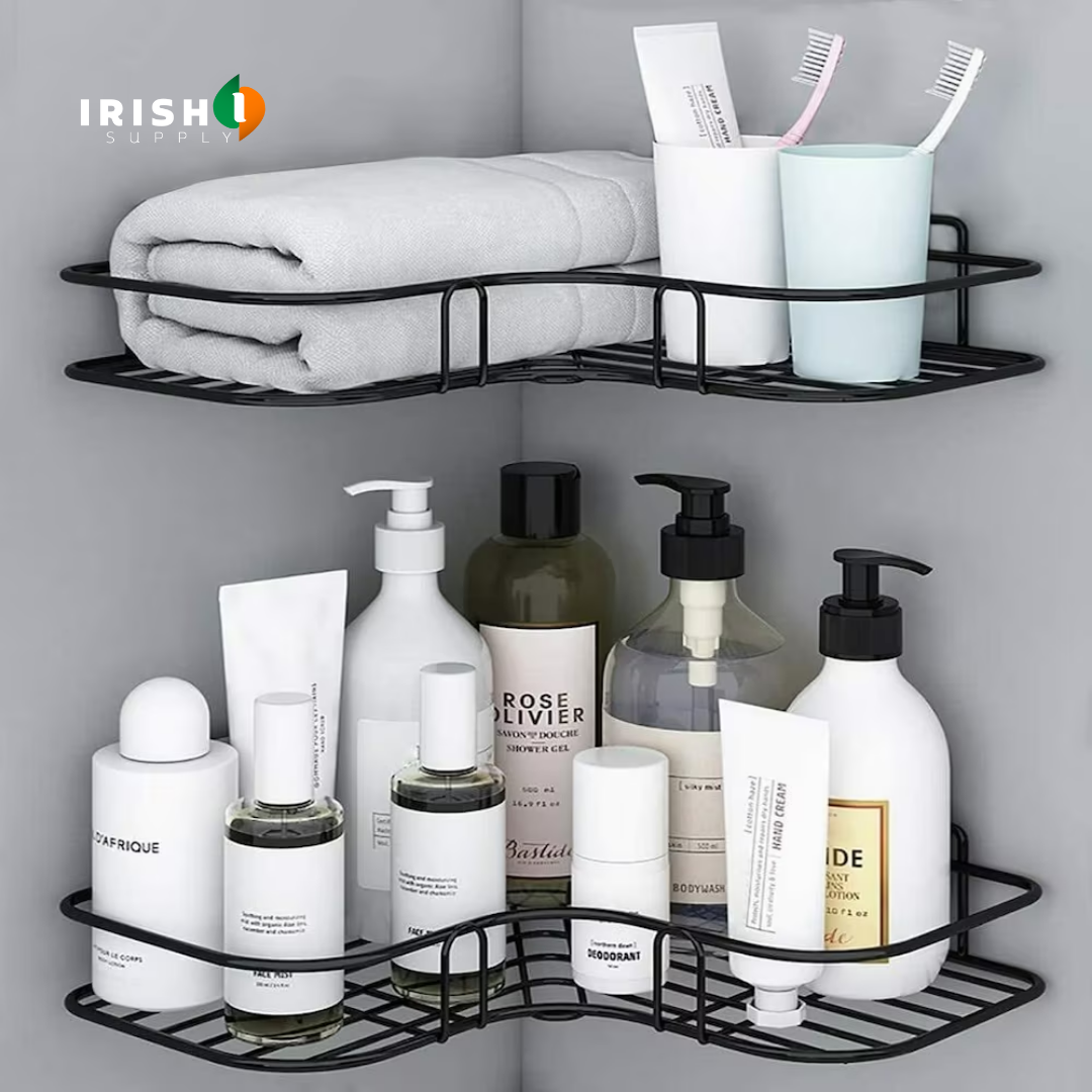 Irish Supply, STICKSHELF, Premium Drill Free Shower Shelf