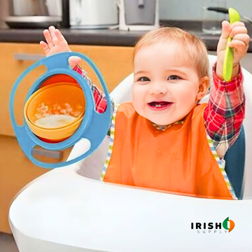 Irish Supply, TWISTYTOTS, Spill-Proof Gyro Bowl for Kids