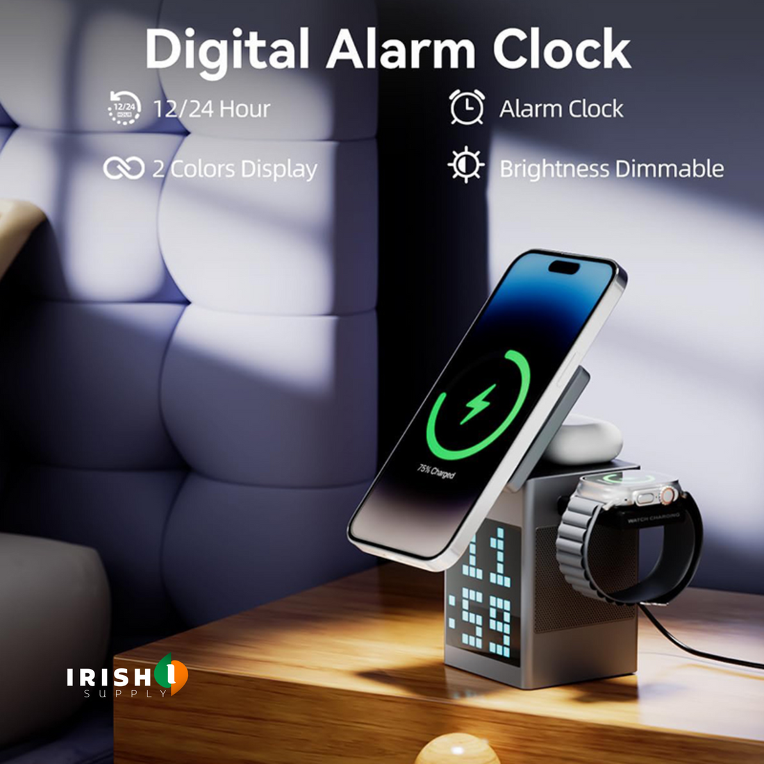 POWERDOCK 3-in-1 Bluetooth Speaker & Charging Station
