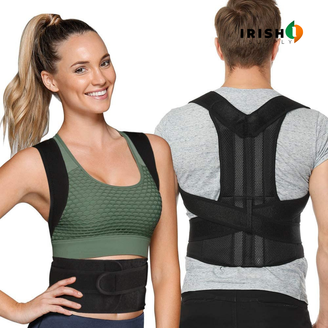 Irish Supply, Back Brace Posture Corrector for Women and Men