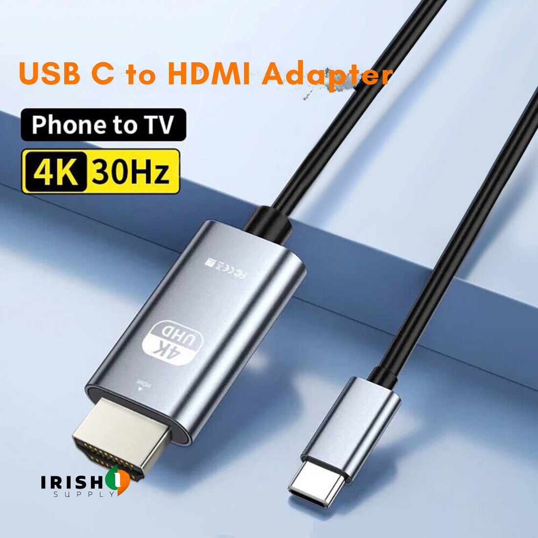 HYPERCONNECT USB C To HDMI 2M 4K Cable