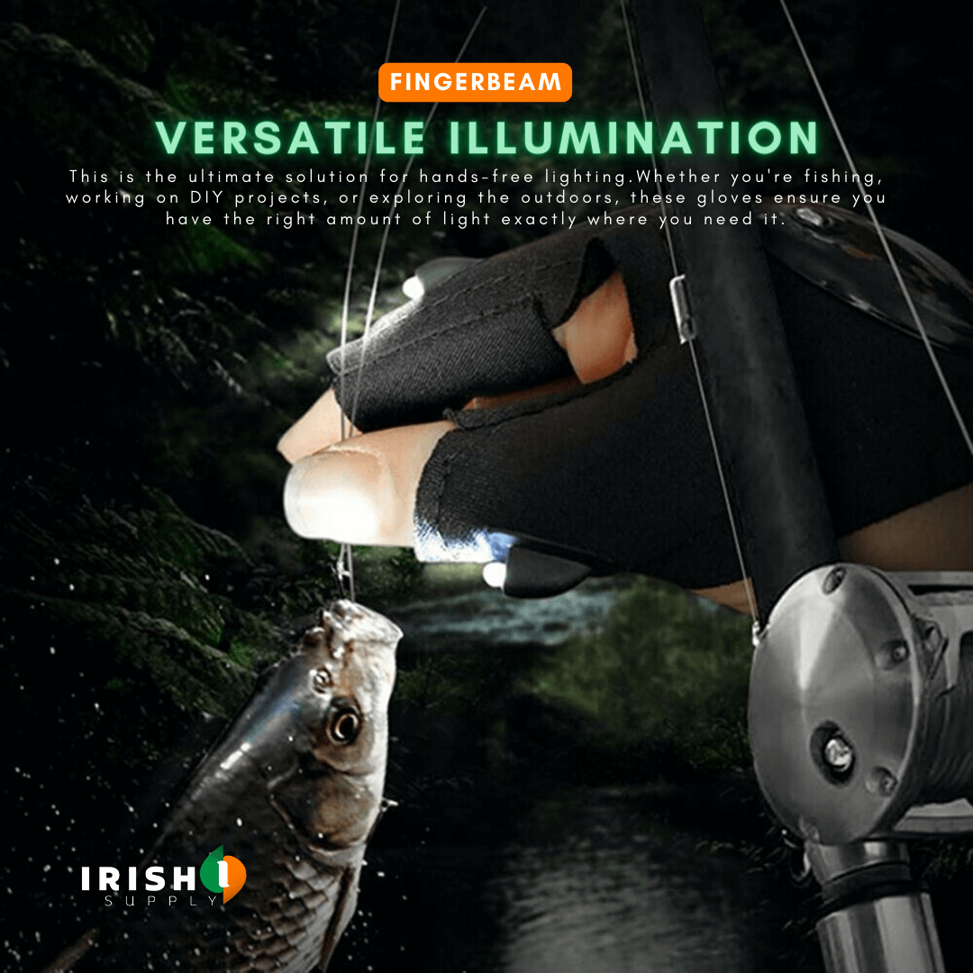 FINGERBEAM Premium LED Lights Waterproof Gloves