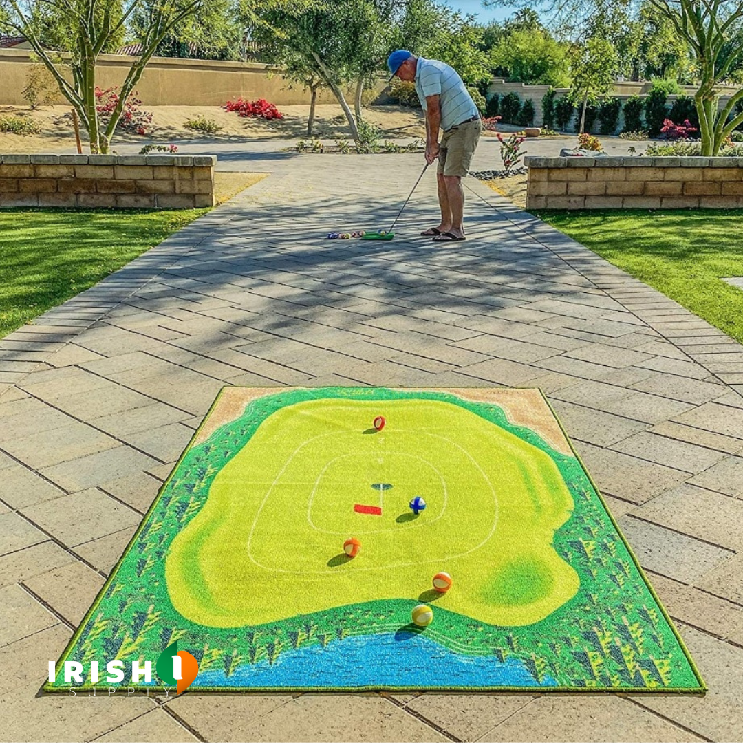 Irish Supply, SWINGPRO, Golf Game Mat Pad