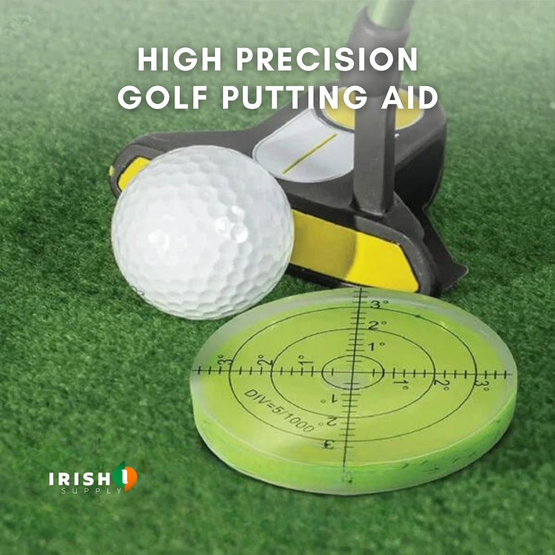 BUBBLEFIX Golf Putting Training Aid