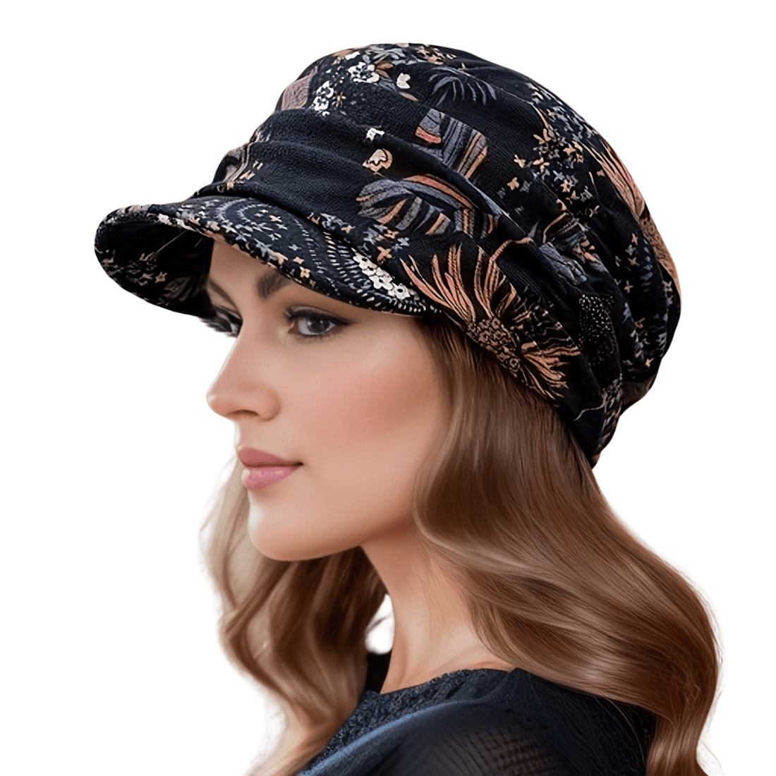 PETALSPEAK Flower Print Cap