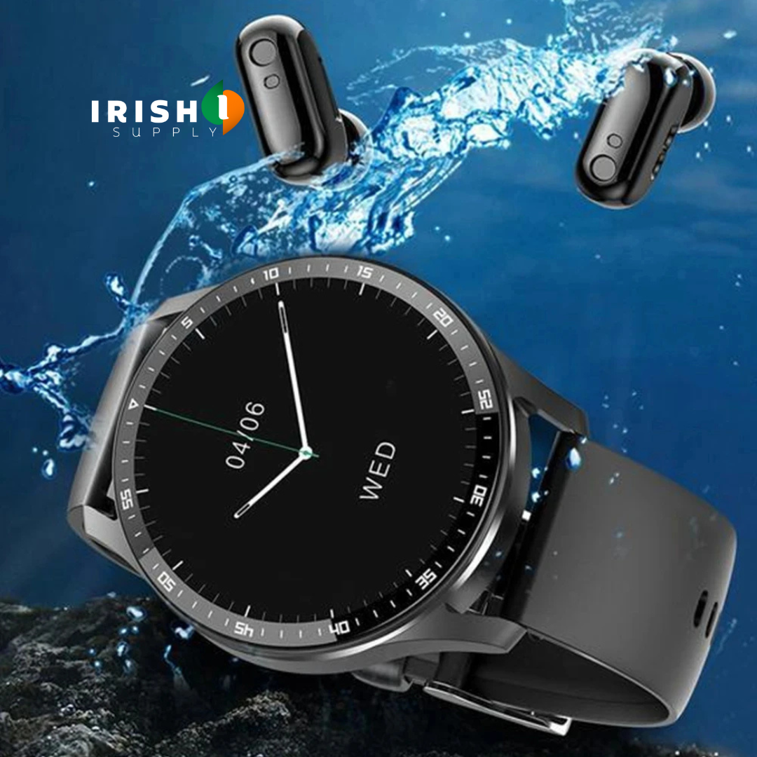 STREAMFIT Smartwatch with Built-in Earbuds