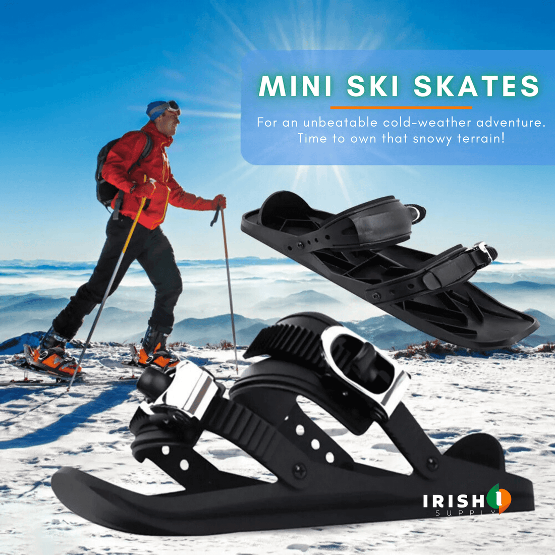 GLIDER Ski Skates for Snow