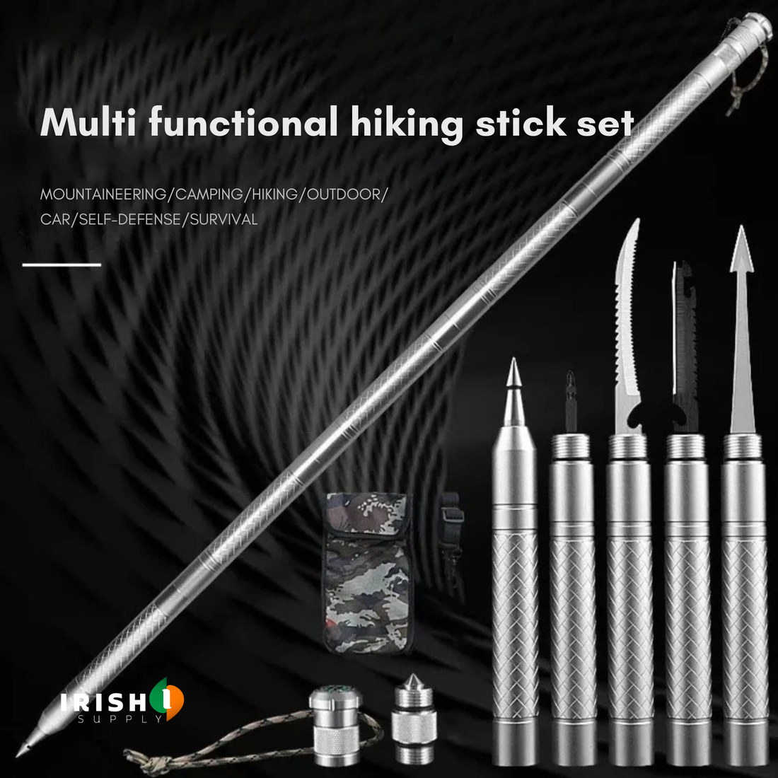 EVERSTRONG  Multifunctional Survival Tools Walking Stick