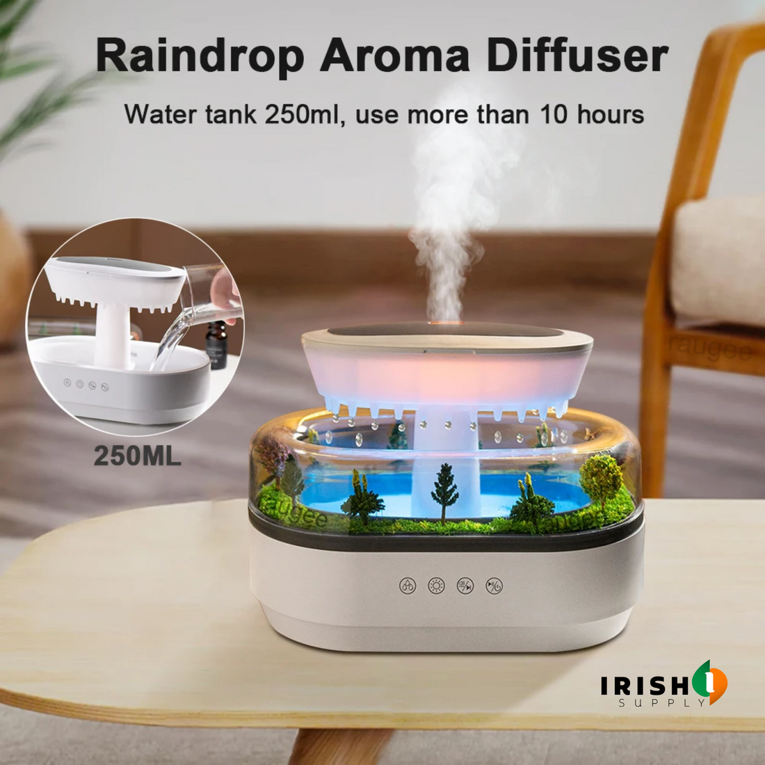 HARMONIA Raindrop Humidifier Plant Landscape Ambient Light