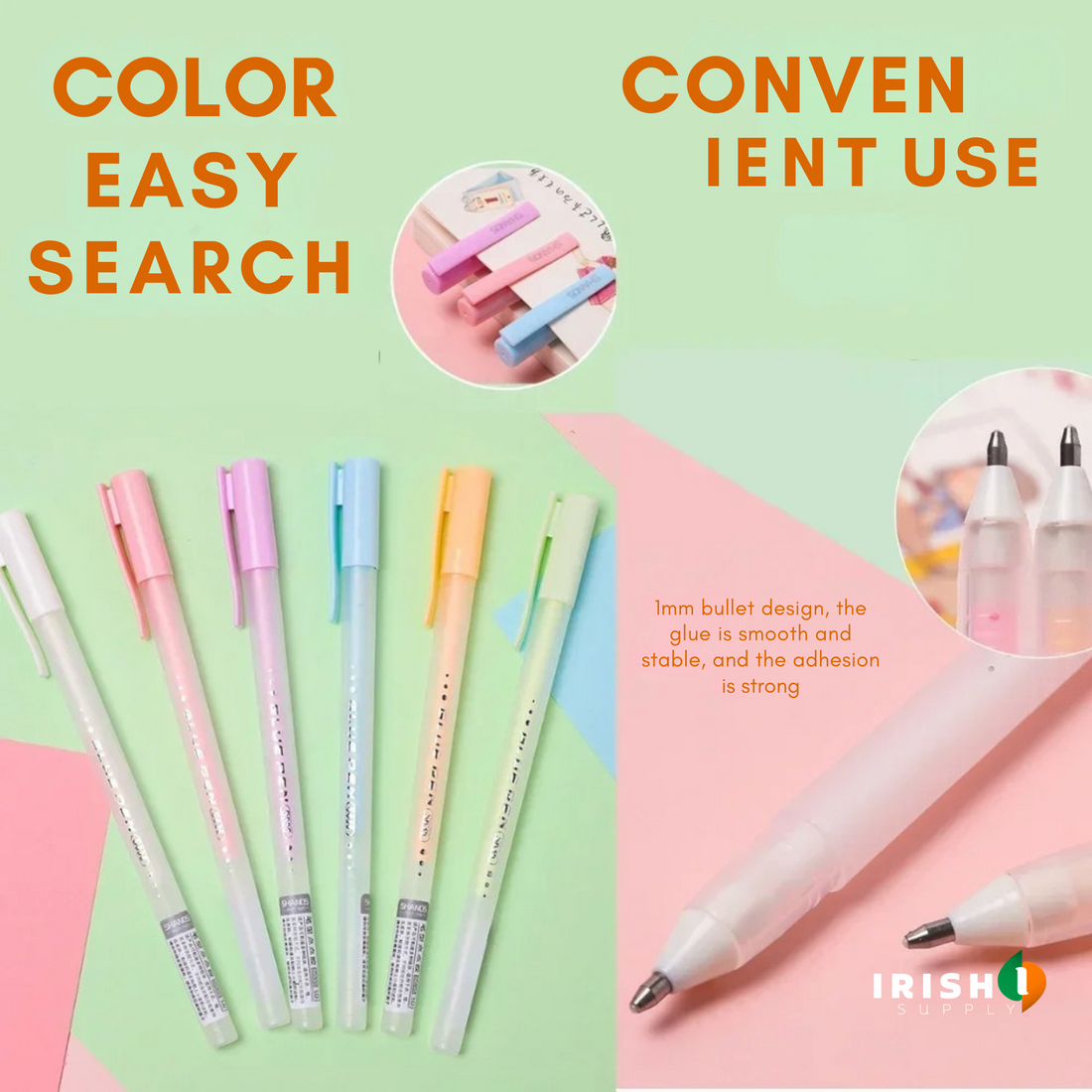 STICKRPO 6pcs Quick Dry Glue Pens