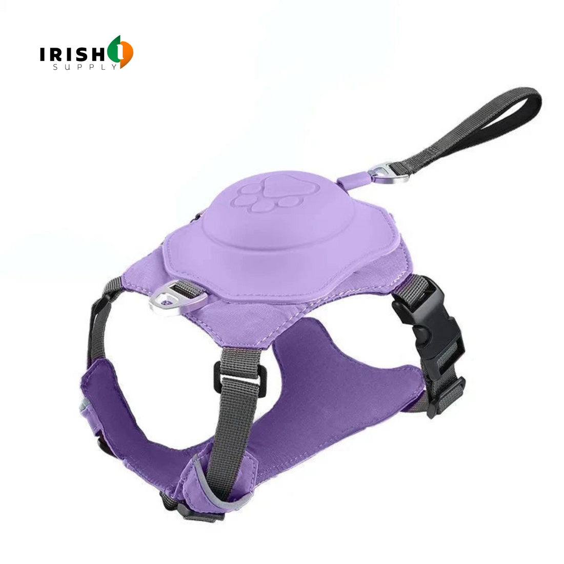 PAWGRIP 2 in 1 No Pull Dog Harness with Retractable Leash