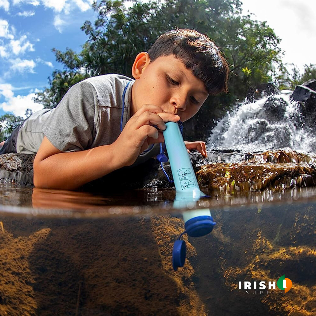 Irish Supply, AQUAPURE, Portable Water Purifier for Outdoor Adventures